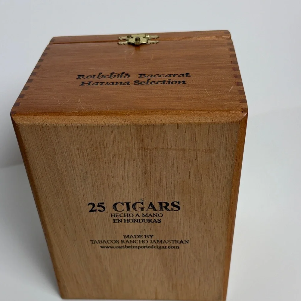 Baccarat Brown Wooden Box